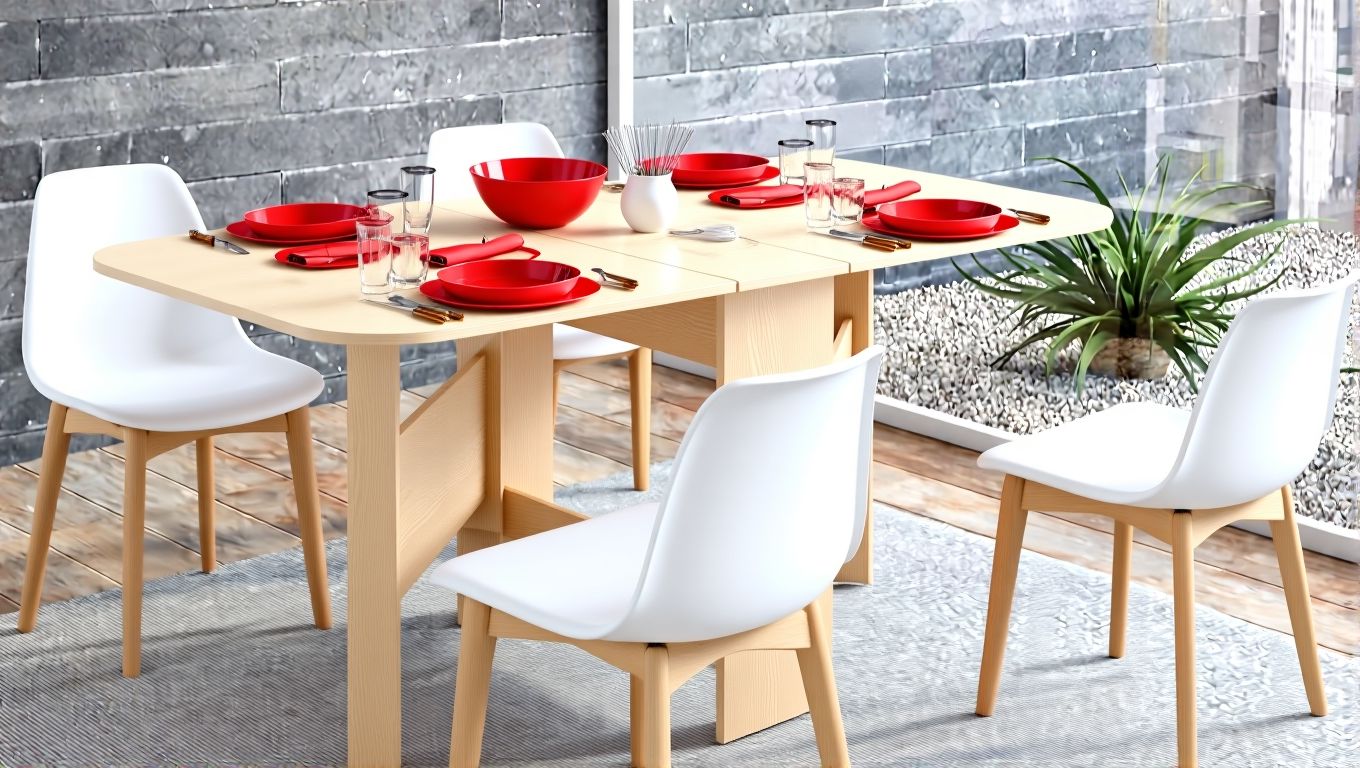 Складной стол: варианты изготовления