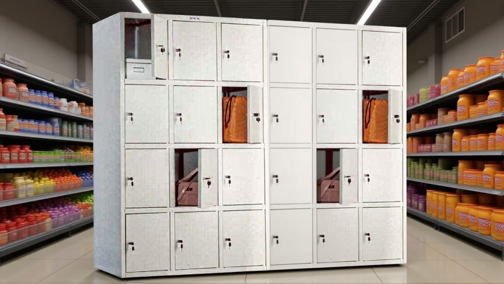 Где используется шкаф для сумок?