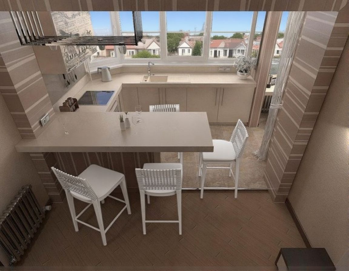 Может ли быть кухня на балконе в Воронеже?